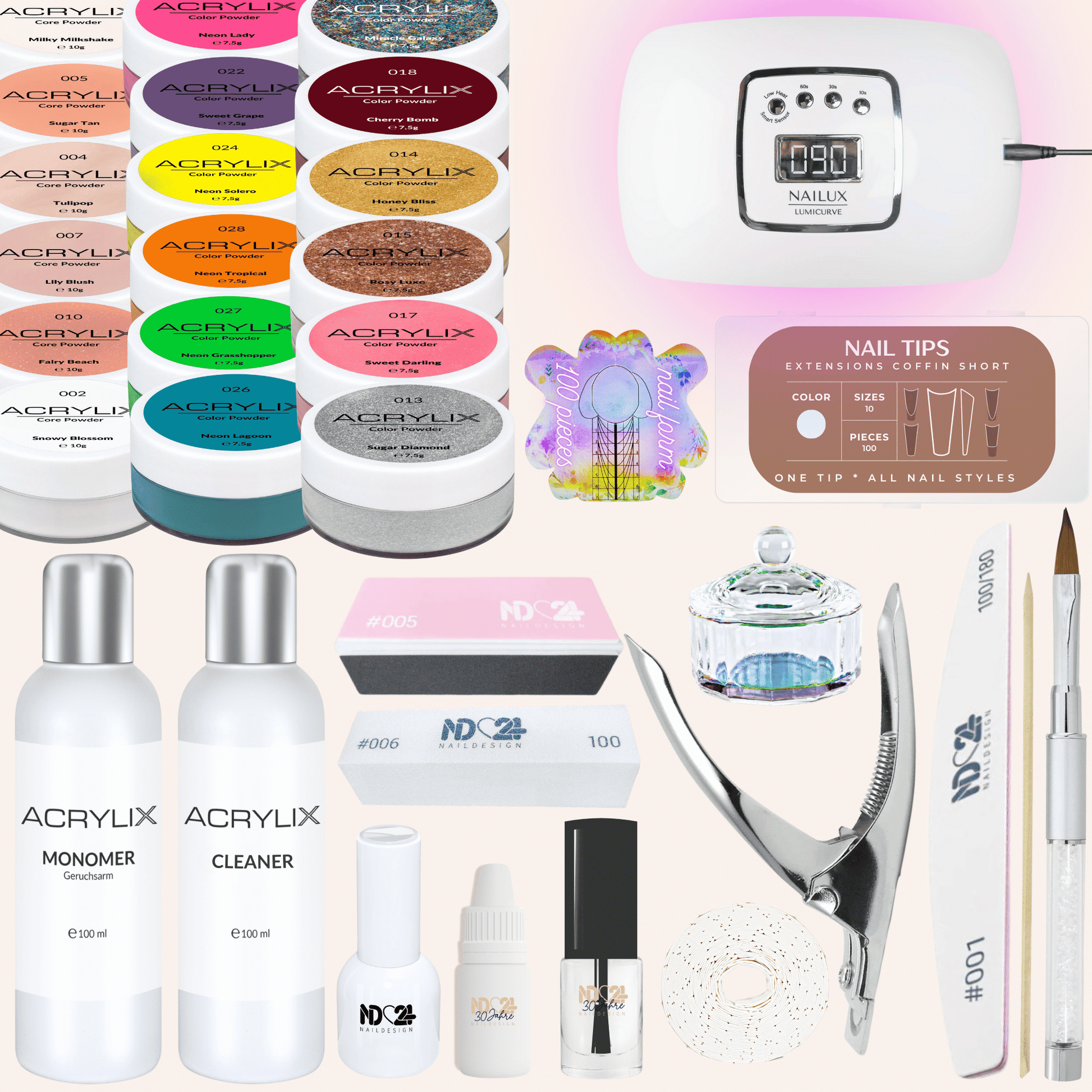 ACRYLIX Powder Starter Set Studio