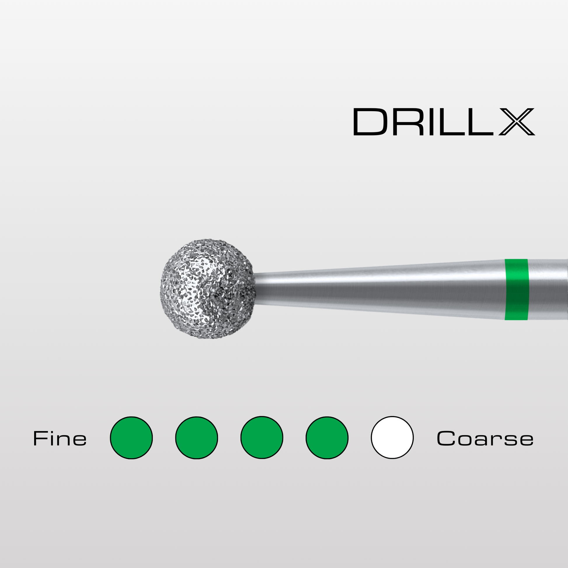 DRILLX Manicure Diamant Bit Kugel grob