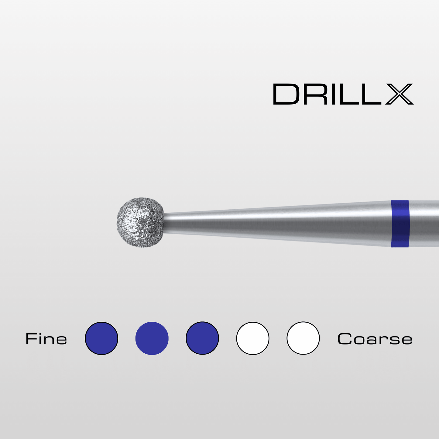 DRILLX Manicure Diamant Bit Kugel M medium