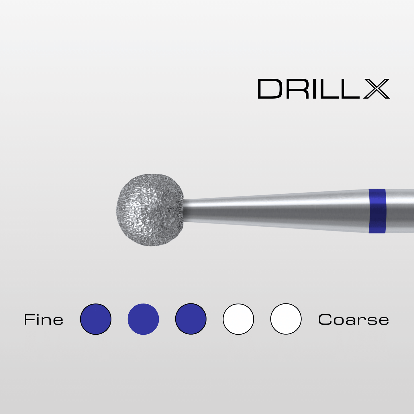 DRILLX Manicure Diamant Bit Kugel L medium