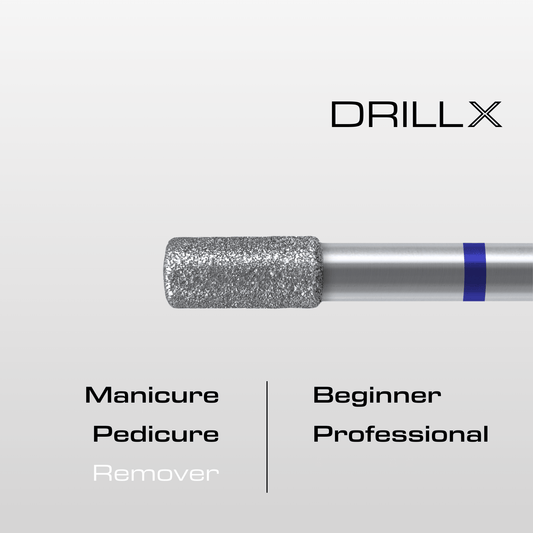 DRILLX Manicure Diamant Bit Zylinder medium