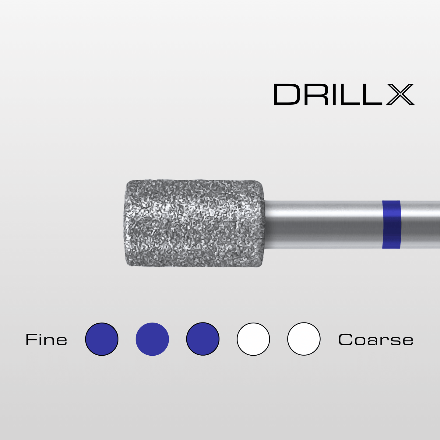 DRILLX Manicure Diamant Bit Zylinder M medium