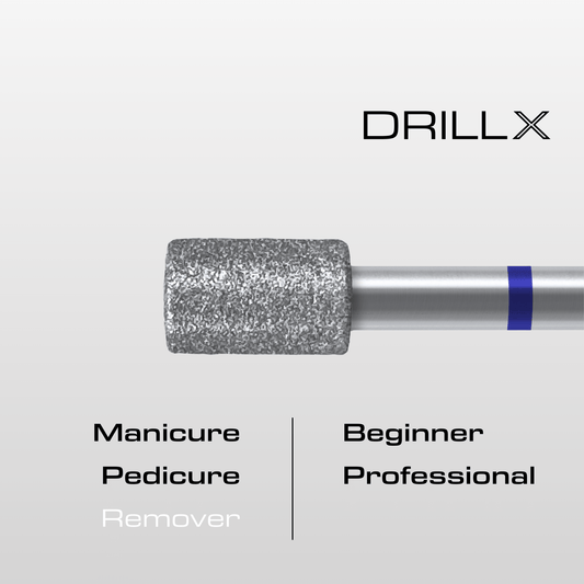 DRILLX Manicure Diamant Bit Zylinder medium