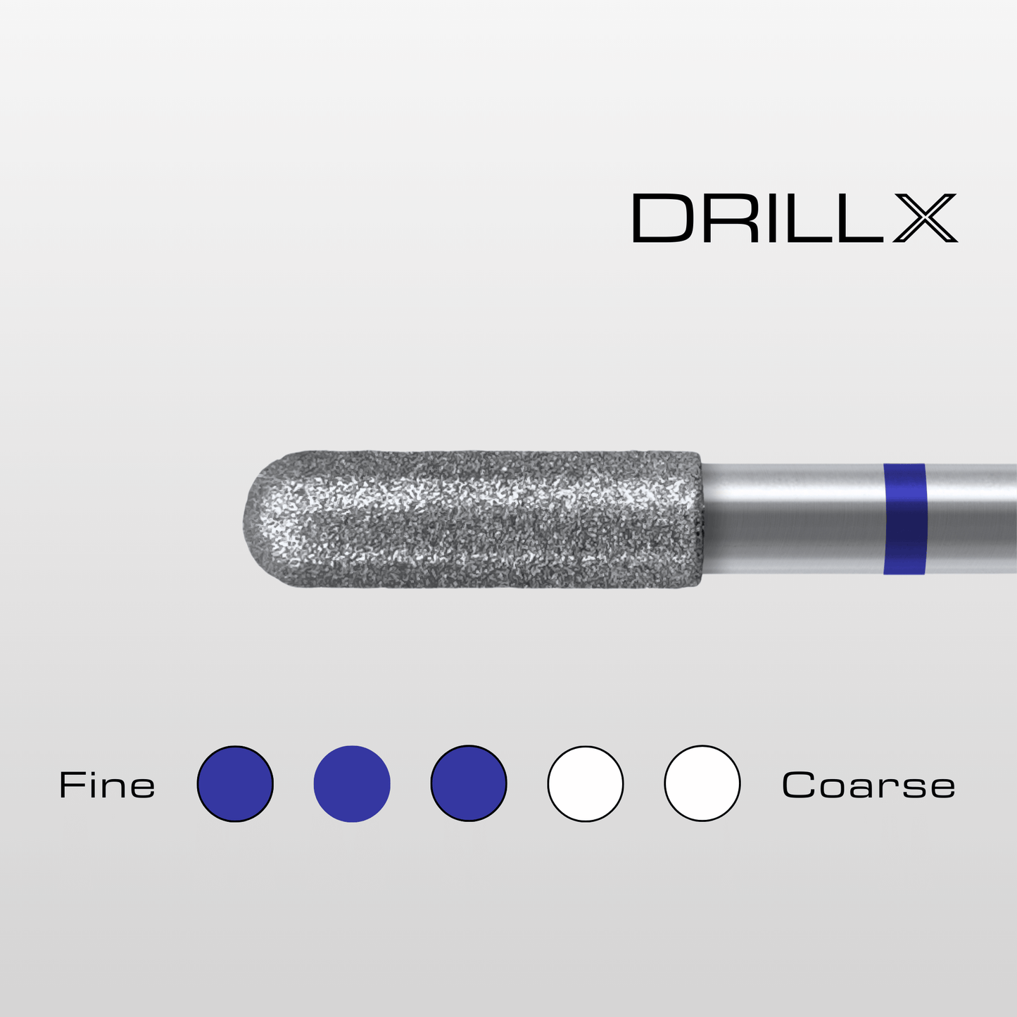 DRILLX Manicure Diamant Bit Zylinder medium