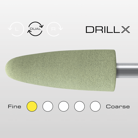 DRILLX Manicure Silicon Polish Bit fein