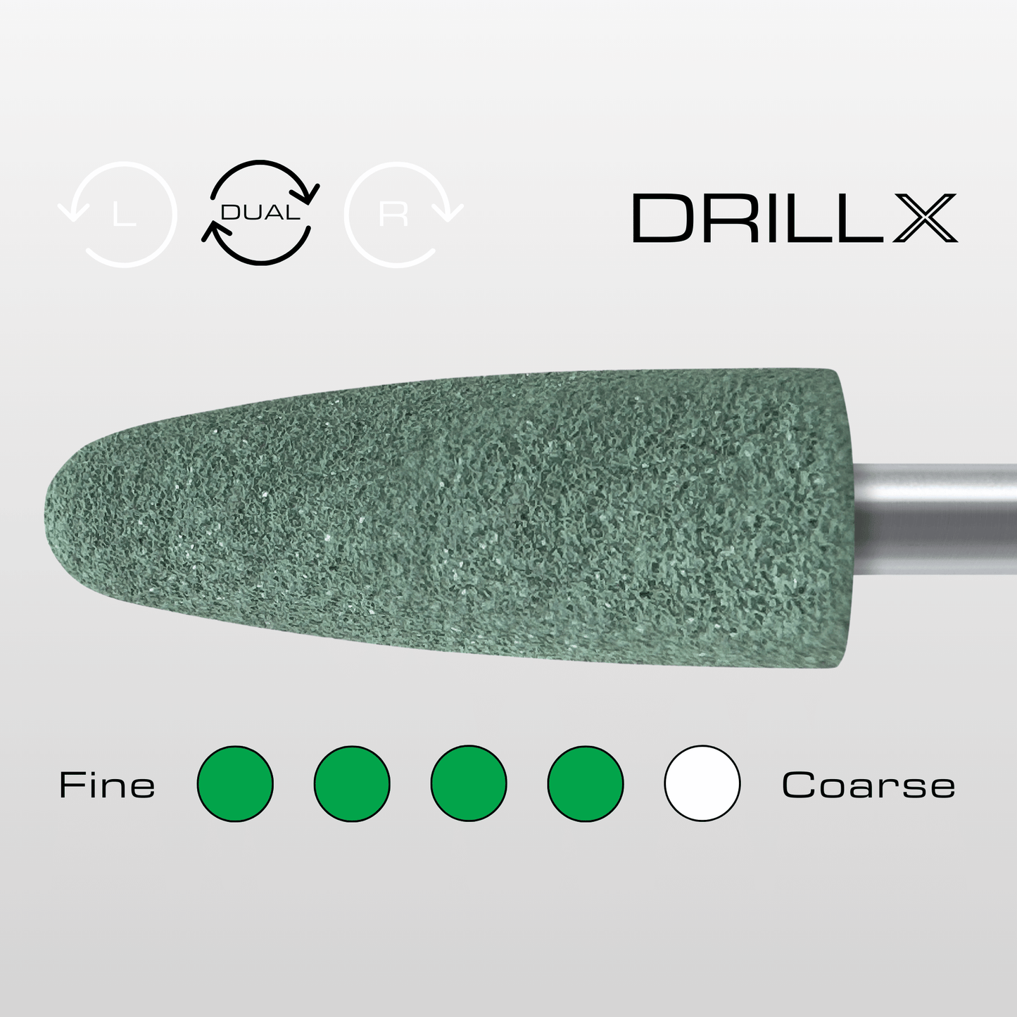 DRILLX Manicure Silicon Polish Bit grob