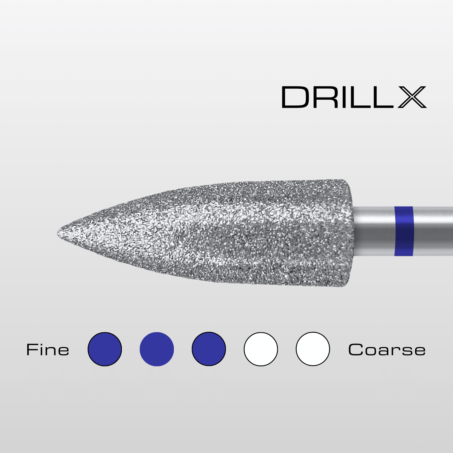 DRILLX Manicure Diamant Bit Flamme XL medium