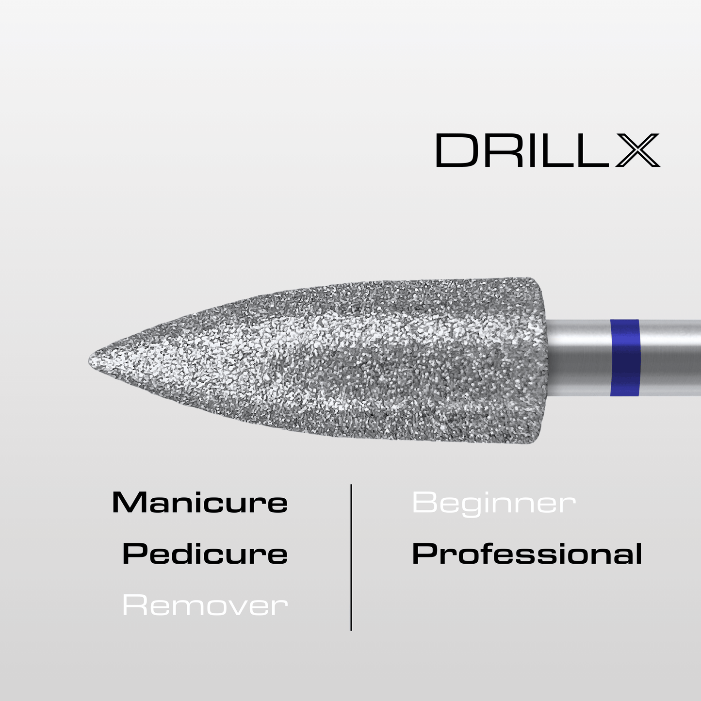 DRILLX Manicure Diamant Bit Flamme XL medium