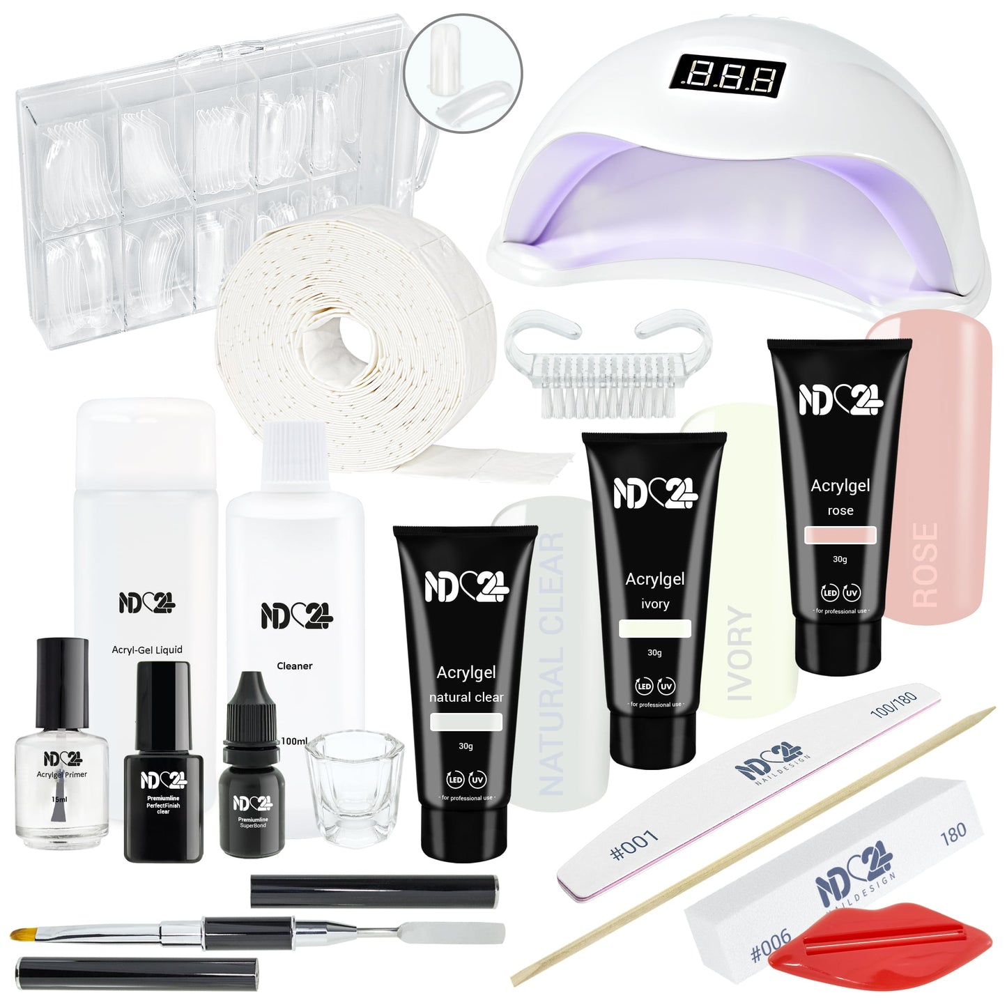 Premium acrylic gel starter set