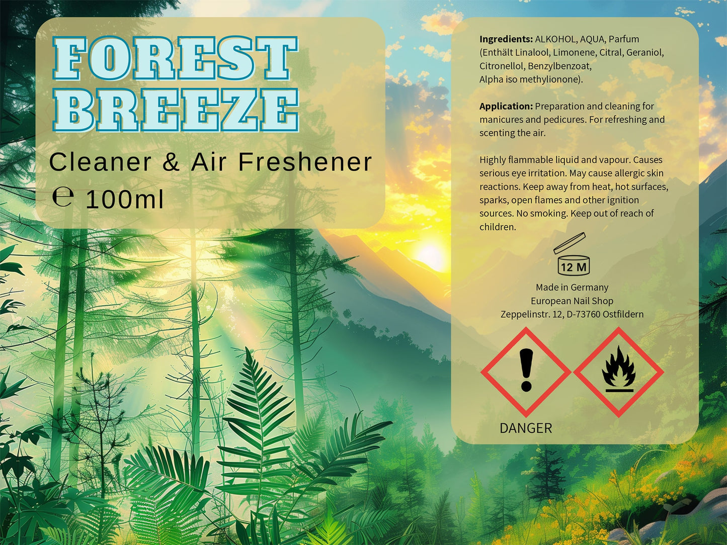 Forest Breeze Cleaner & Raumspray 100ml