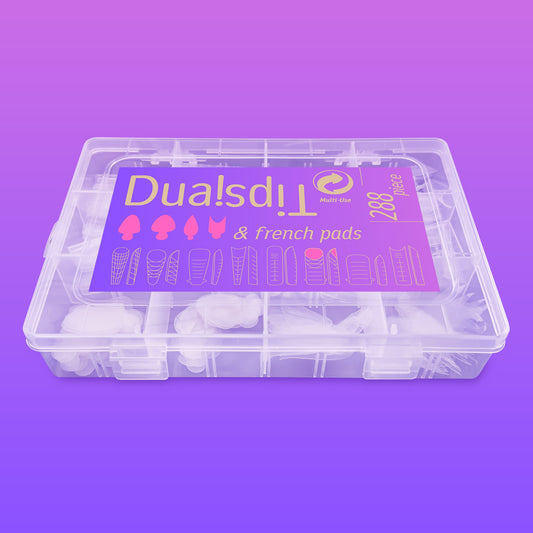 288 Box DUAL Tips #Mix clear