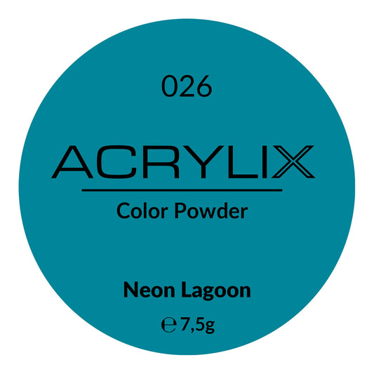 026 AcryliX Color Powder Neon Lagoon