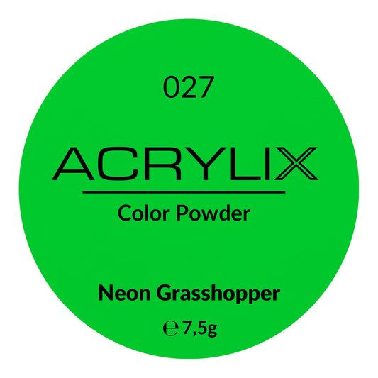 027 AcryliX Color Powder Neon Grasshopper