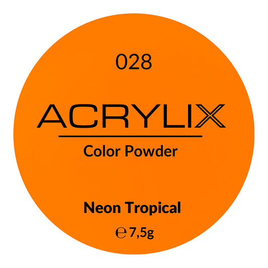 028 AcryliX Color Powder Neon Tropical