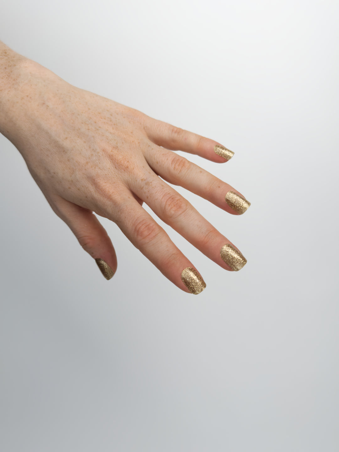 Gel Nail Strip Glitterbomb Gold