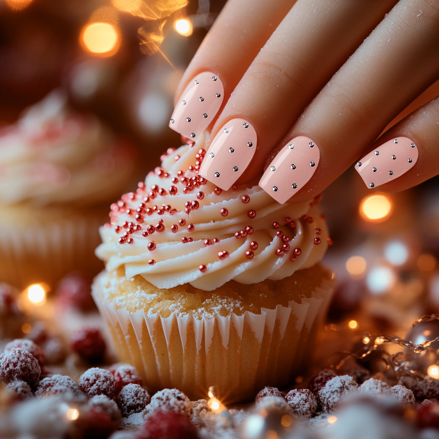 Gel Nail Strip Cupcake Twinkle