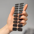 Gel Nail Strip Set Leo Noir