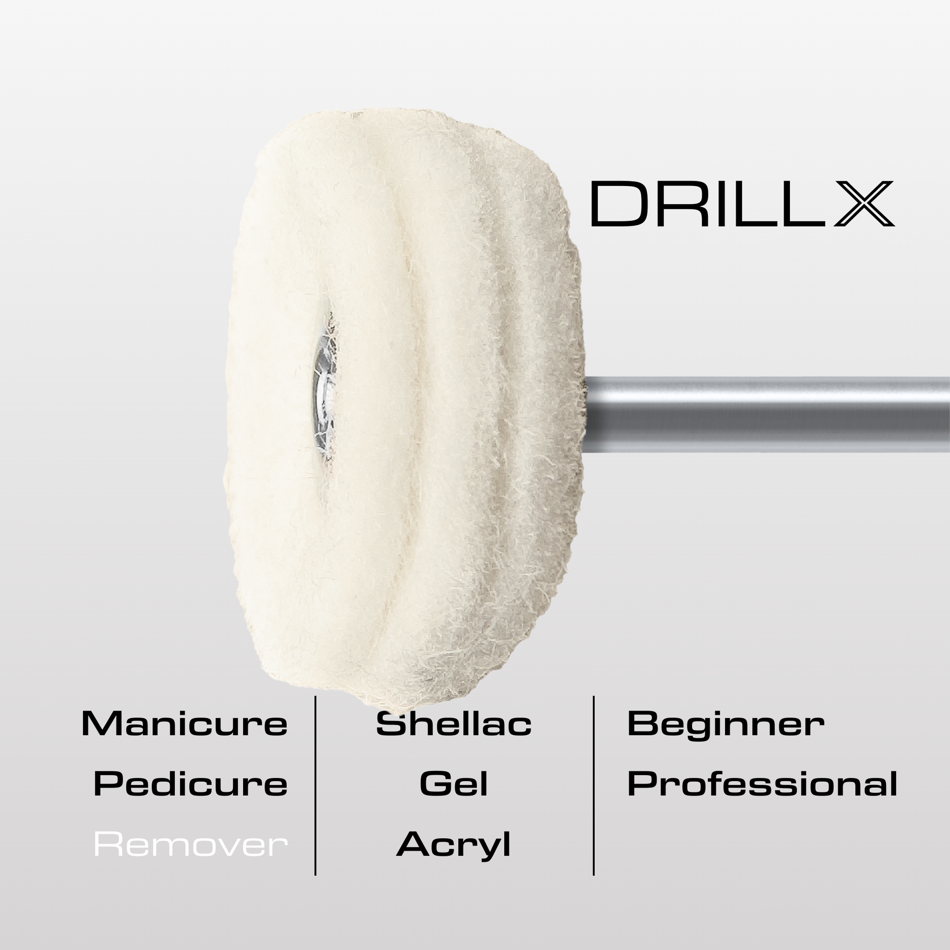 DRILLX Felt Polish Bit