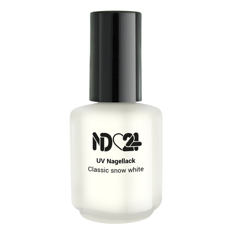 UV Nagellack Classic snow white