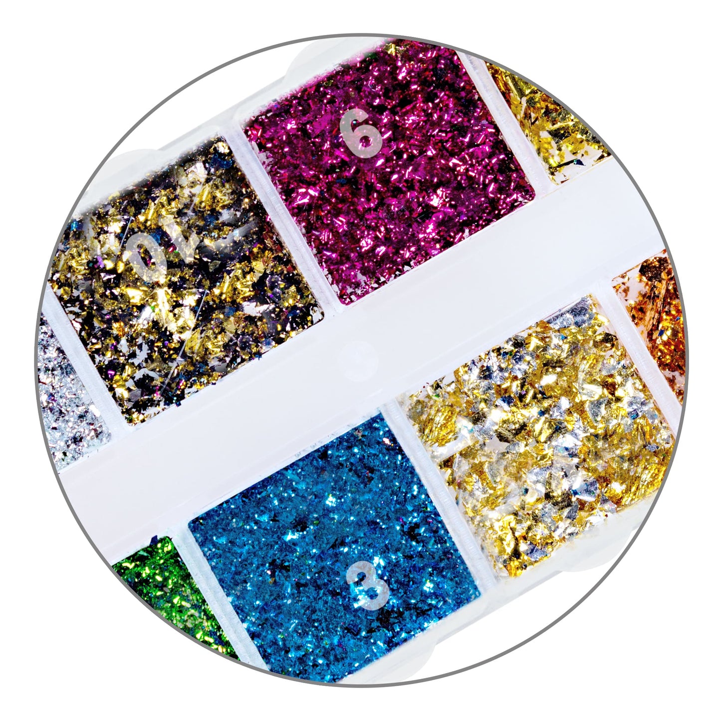 Nailart Foil Flakes Box