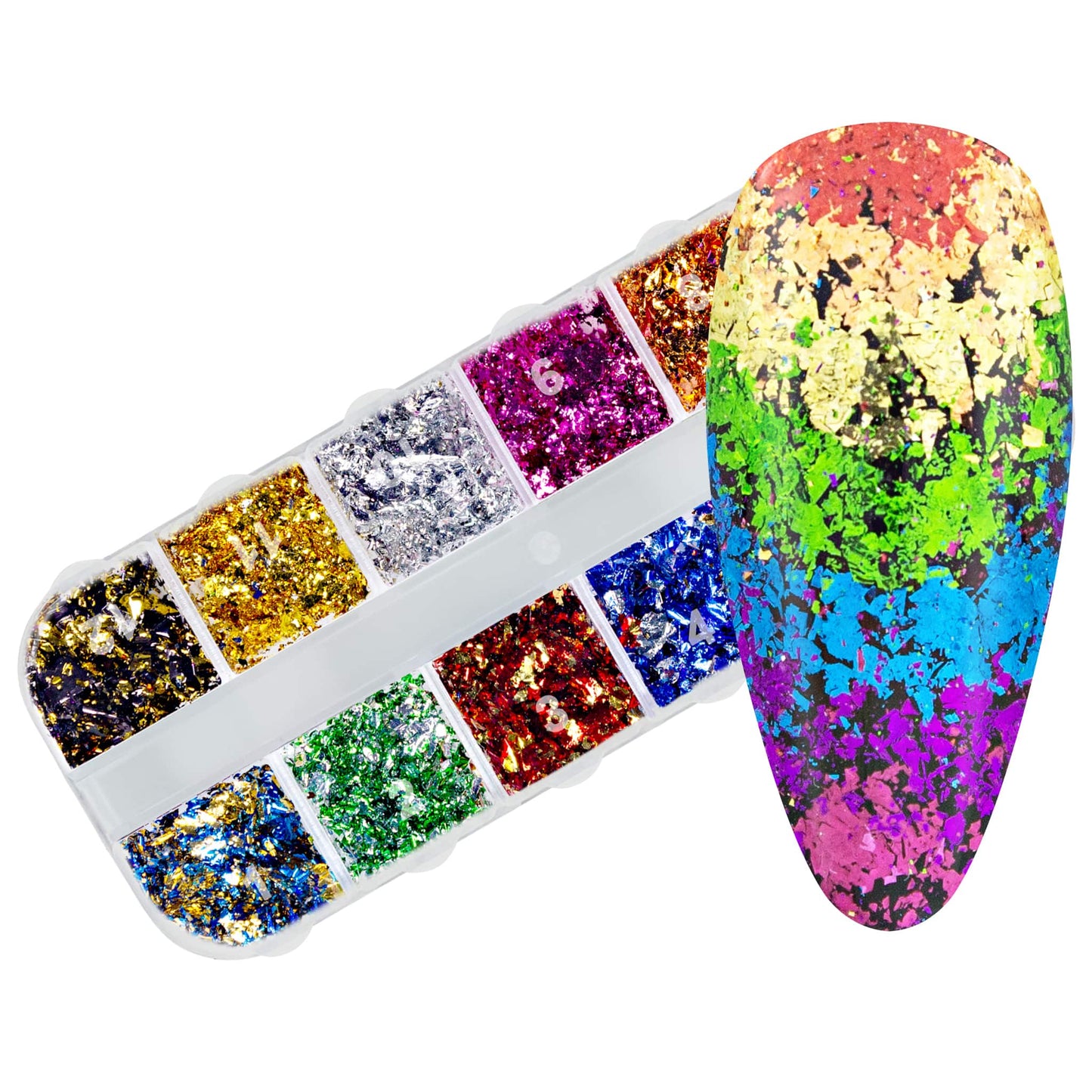 Nailart Foil Flakes Box