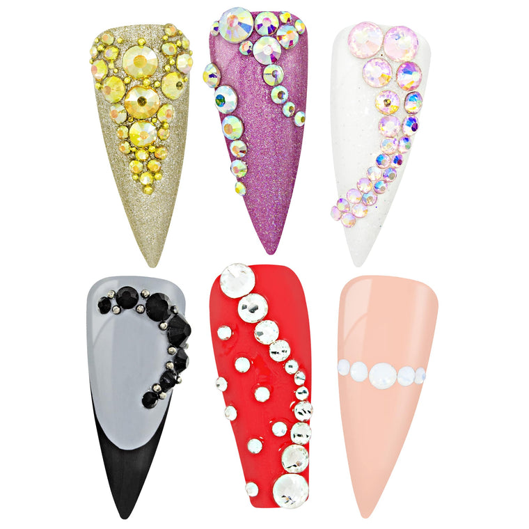 Premium Nailart Strass Steine Box